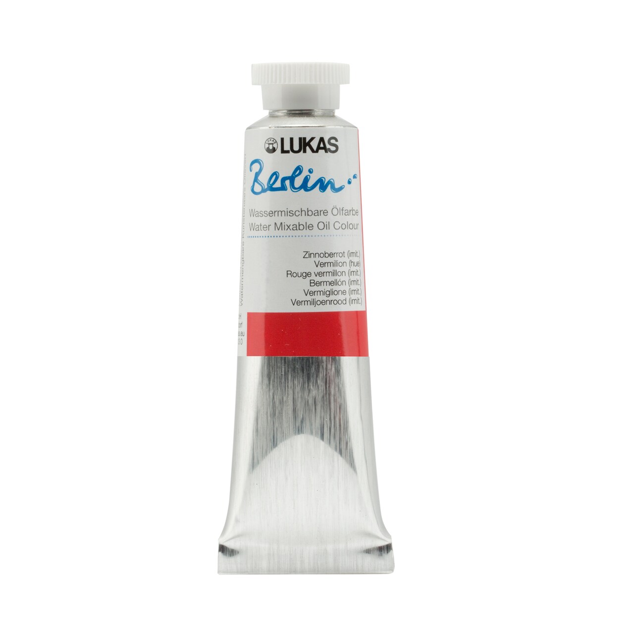 Lukas Berlin Pro Artists Water Mixable Oil Paint, Smooth Consistency with Beeswax, Lightfast Pigments, Quick Drying, Easy Clean-Up, Eco-Friendly, Professional Quality, 40 Color Range